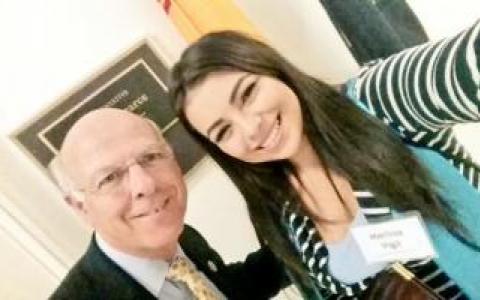 Marissa Vigil with Representative Paul Tonko