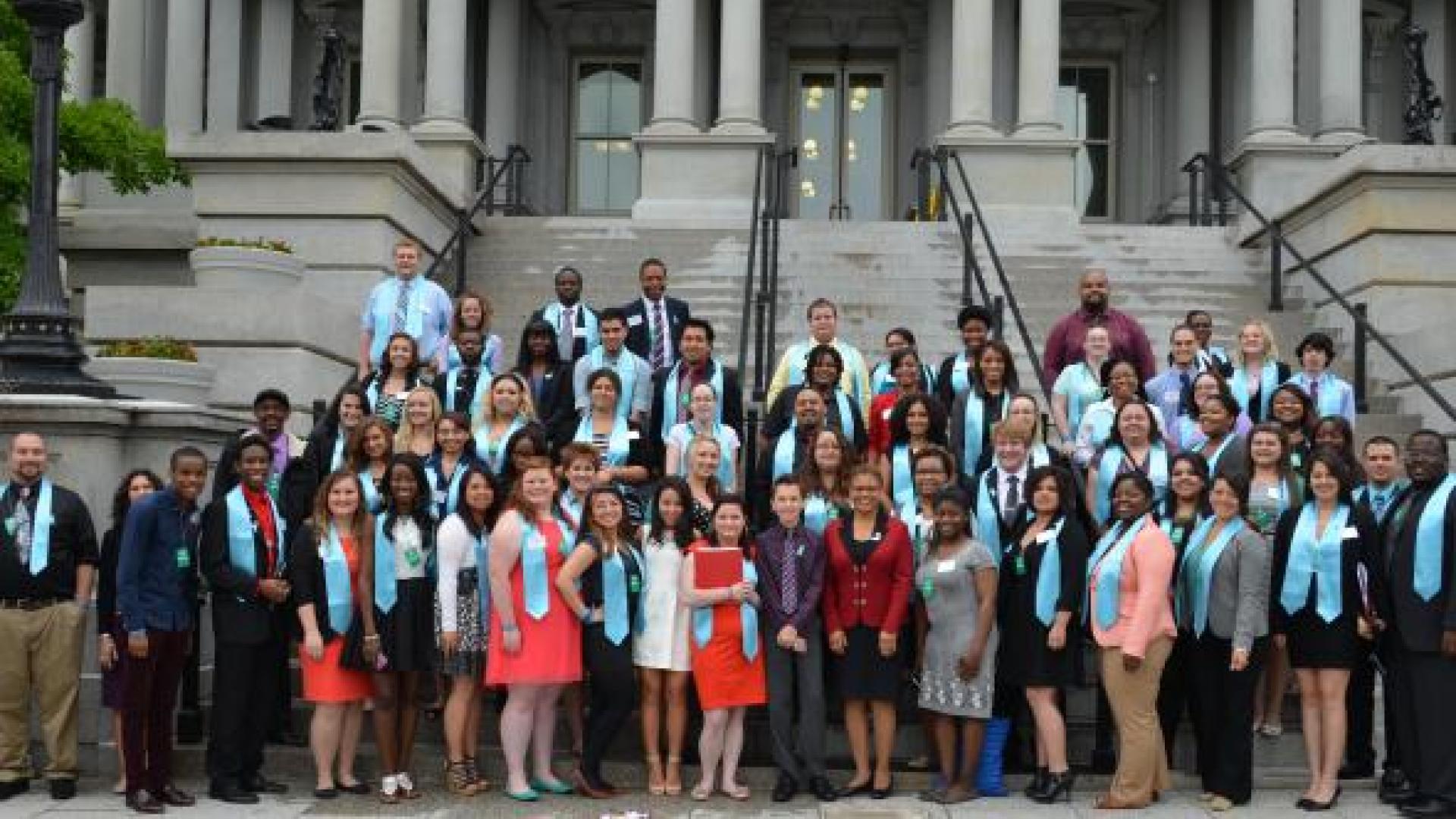 he foster youth shadows went to the White House to meet with senior officials from the Department of Health and Human Services (Centers for Medicare & Medicaid Services and Administration for Children and Families), Department of Education, Department of Housing and Urban Development, Department of Justice, Department of Labor, and Department of the Interior.