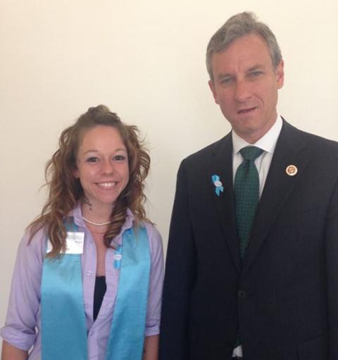 Michelle Brown wth Representative Cartwright