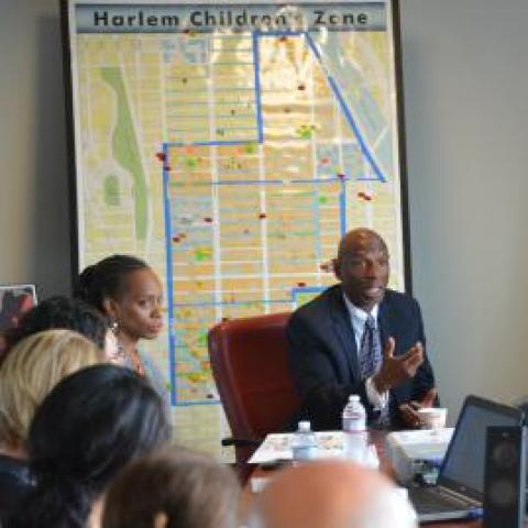 The field visit in New York kicked off at Harlem Children’s Zone(link is external)