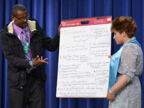 Specials guests Cierra Ramirez and Hayden Byerly from the ABC Family show, 